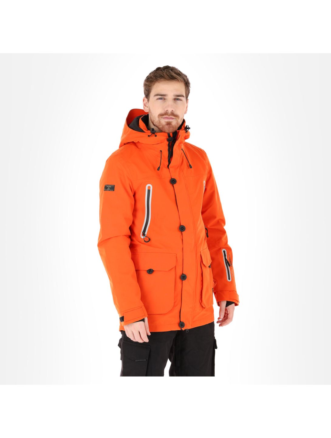 Superdry, Freestyle Jacket giacca sci uomo havana arancio 