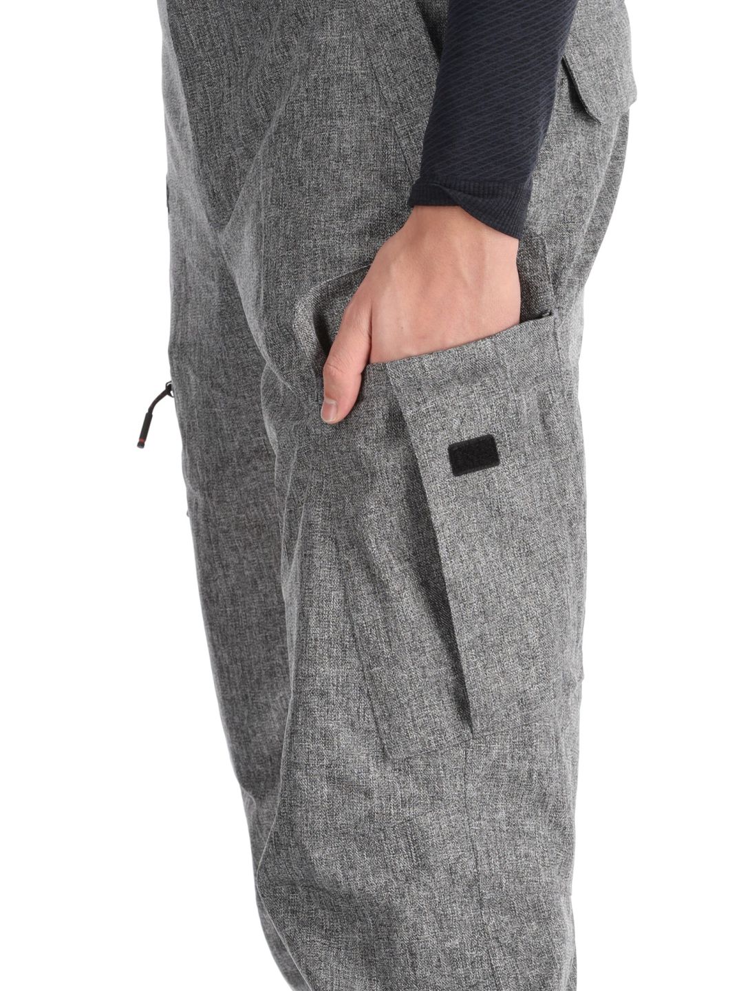 Superdry, Ski Peak Rescue pantaloni da sci uomo Dark Grey Marl grigio 