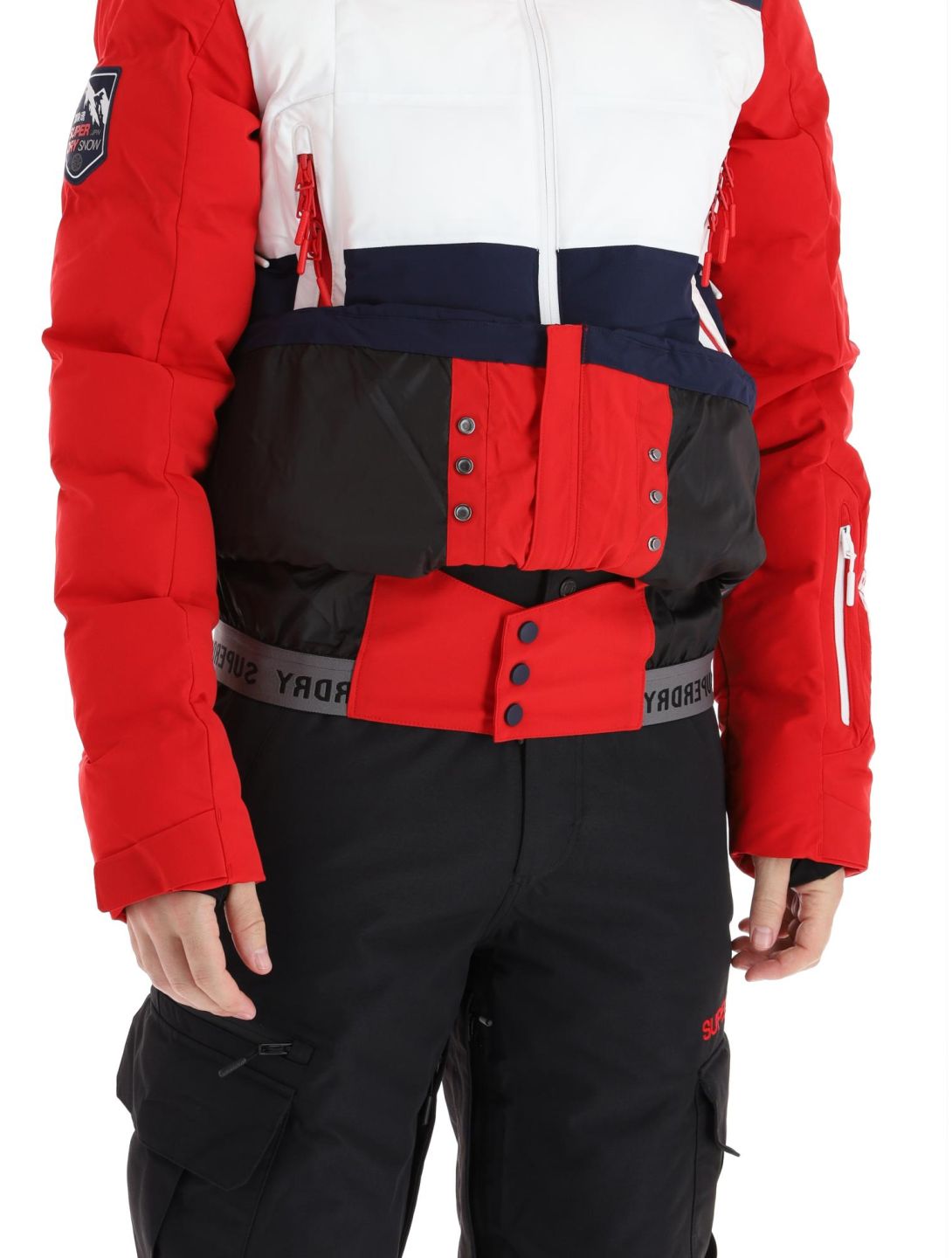 Superdry, Ski Radar Pro Puffer giacca sci uomo Rich Navy blu 