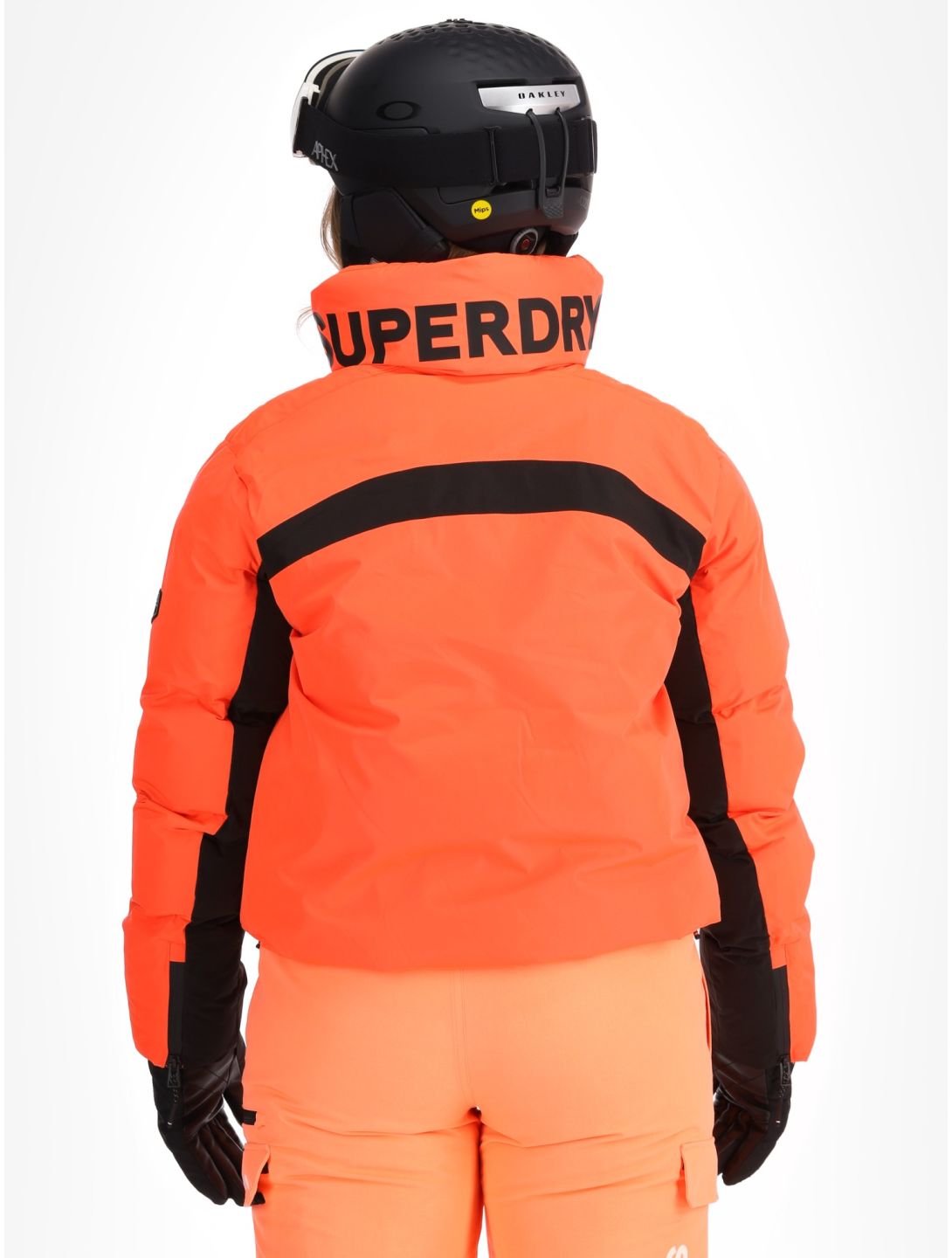 Superdry, Ski Slalom Puffer giacca sci donna Volcanic Coral rosa 