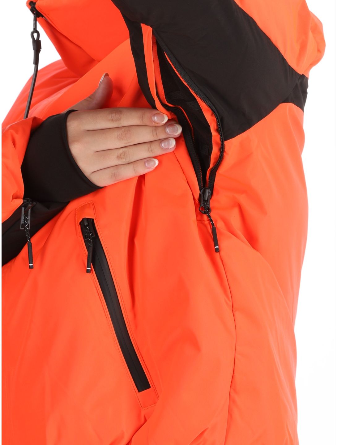 Superdry, Ski Slalom Puffer giacca sci donna Volcanic Coral rosa 