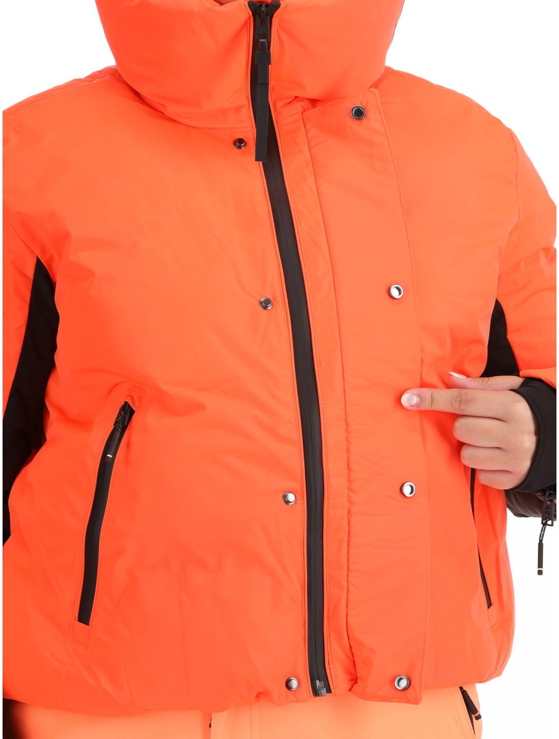 Superdry, Ski Slalom Puffer giacca sci donna Volcanic Coral rosa 