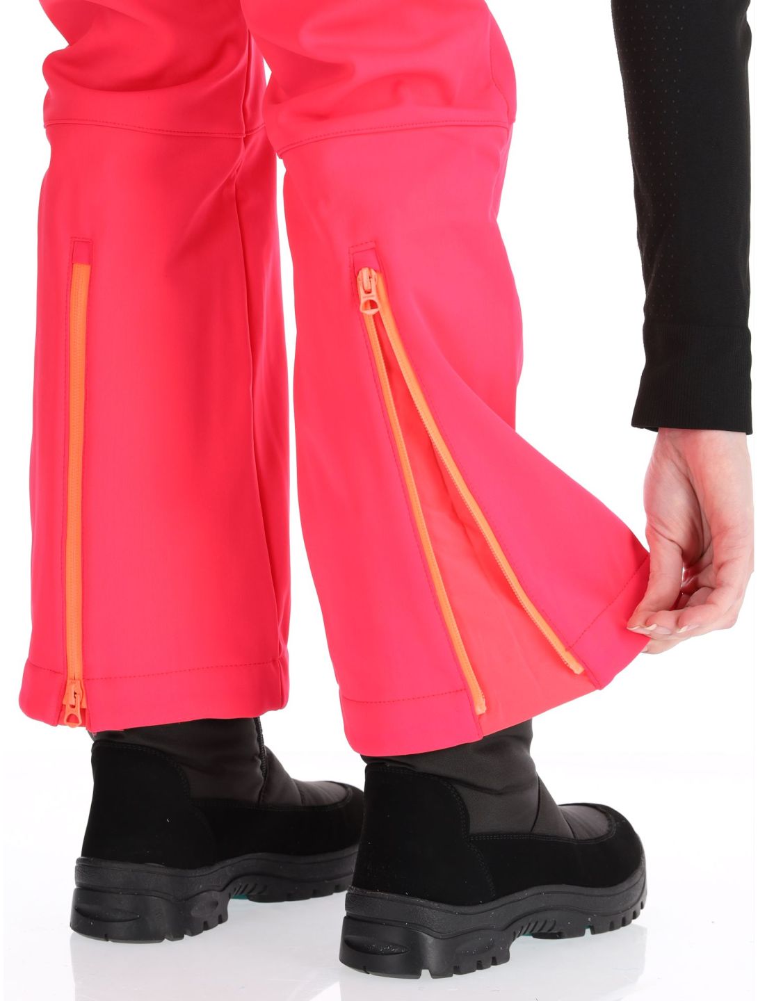 Superdry, Ski Softshell Slim pantaloni da sci softshell donna Hyper Fire Pink rosa 