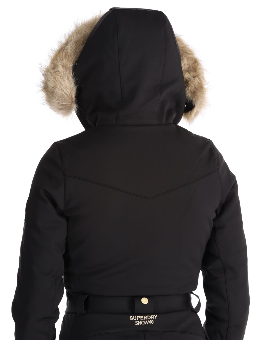 Superdry, Ski Suit completo sci donna Black nero 