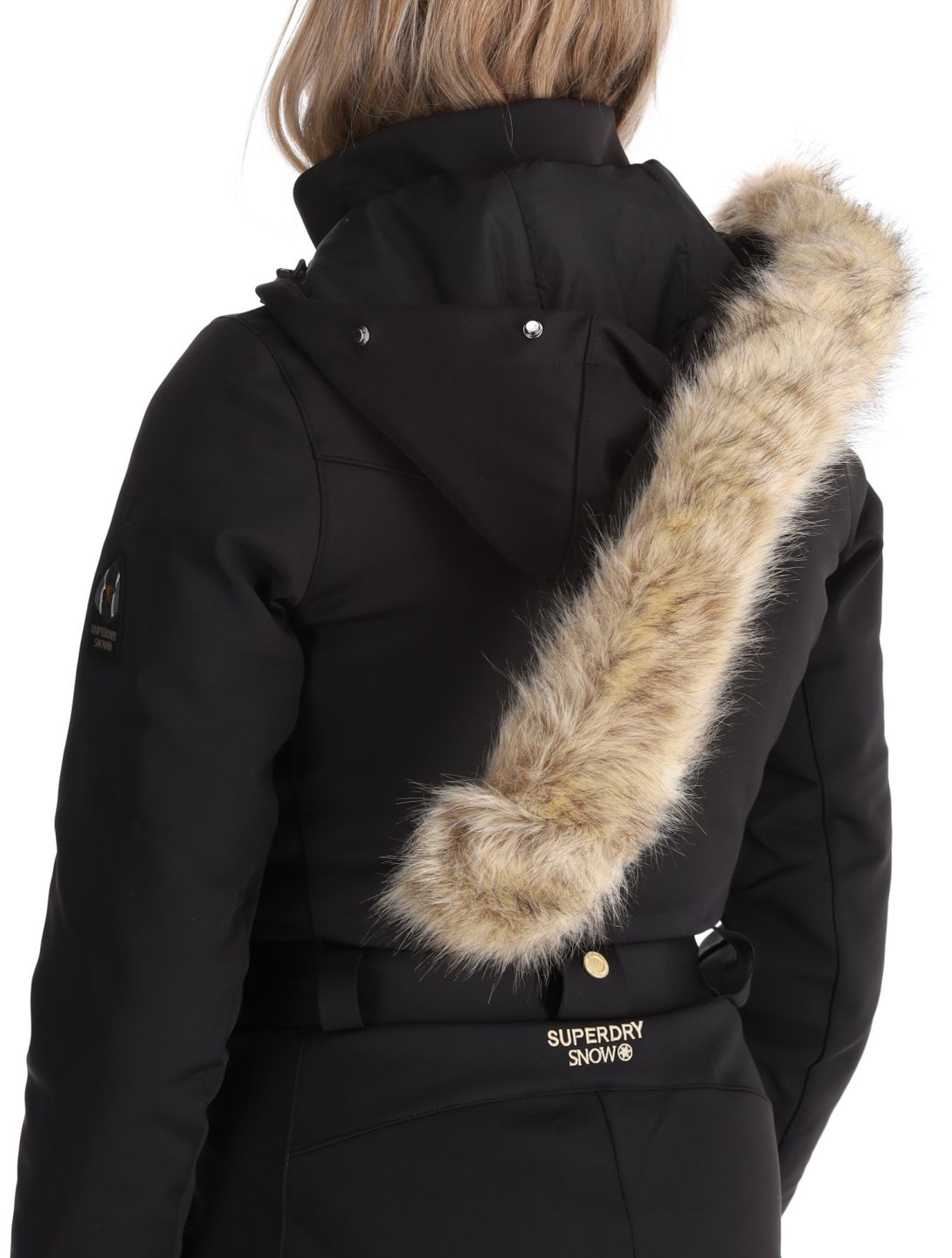 Superdry, Ski Suit completo sci donna Black nero 