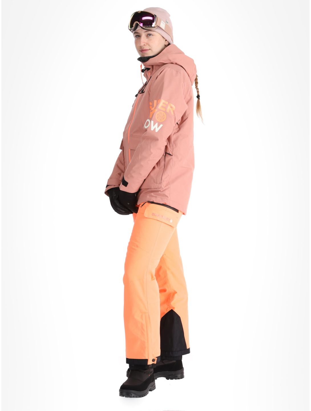 Superdry, Ski Ultimate Rescue giacca sci donna Ash Rose rosa 