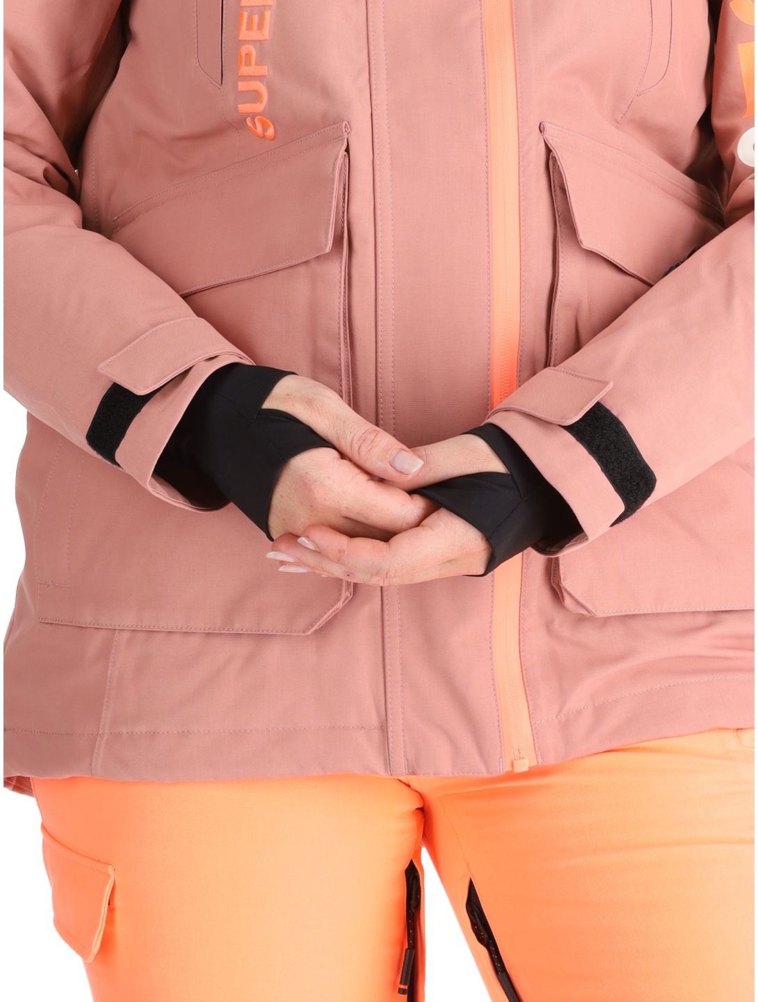 Superdry, Ski Ultimate Rescue giacca sci donna Ash Rose rosa 