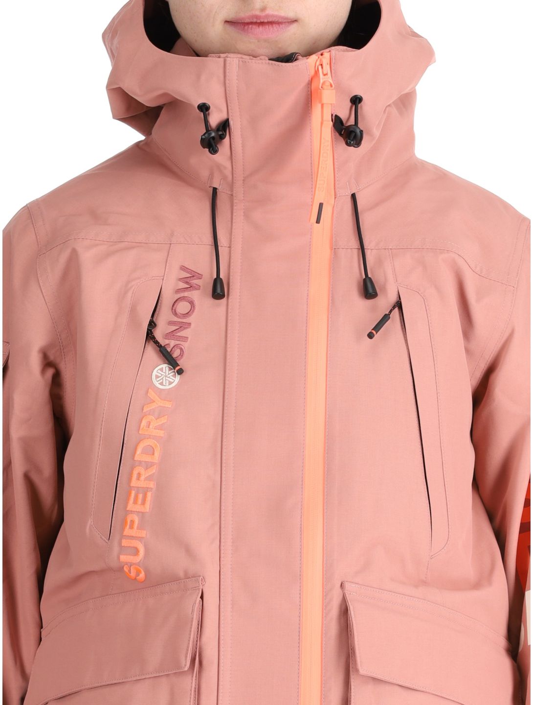 Superdry, Ski Ultimate Rescue giacca sci donna Ash Rose rosa 