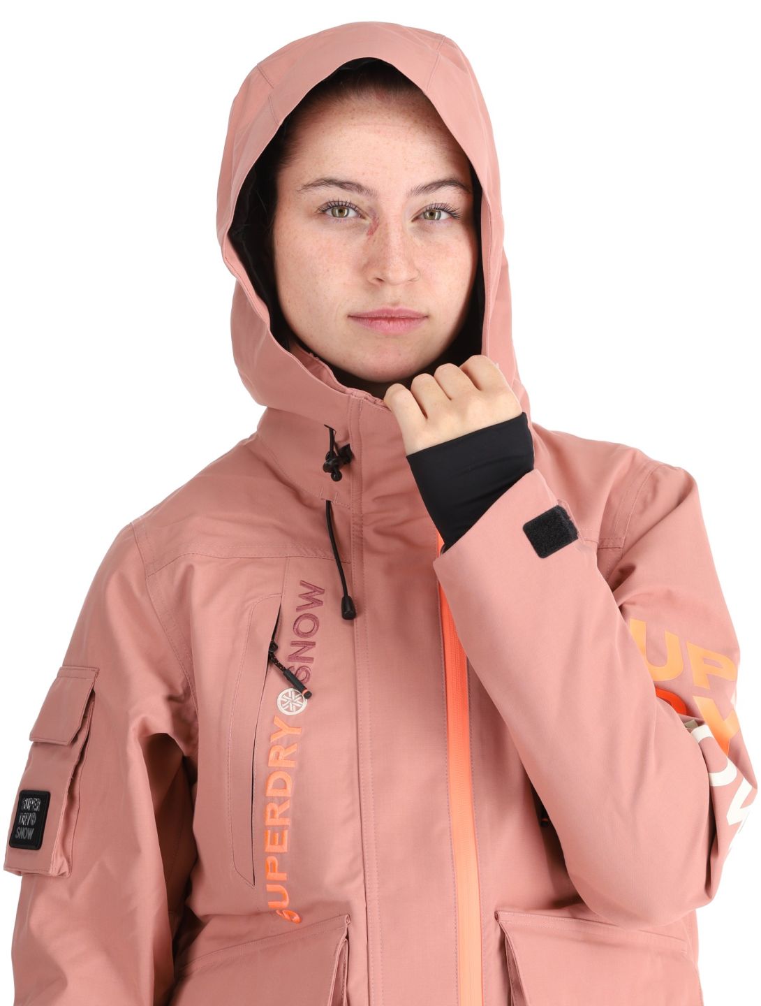 Superdry, Ski Ultimate Rescue giacca sci donna Ash Rose rosa 