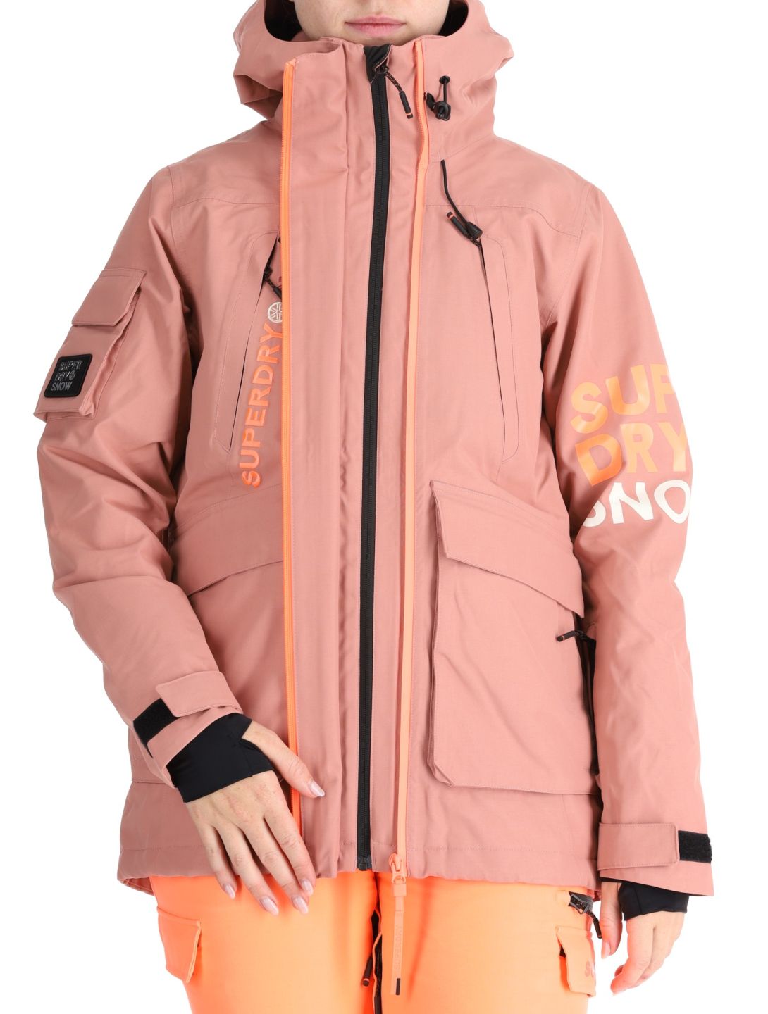 Superdry, Ski Ultimate Rescue giacca sci donna Ash Rose rosa 