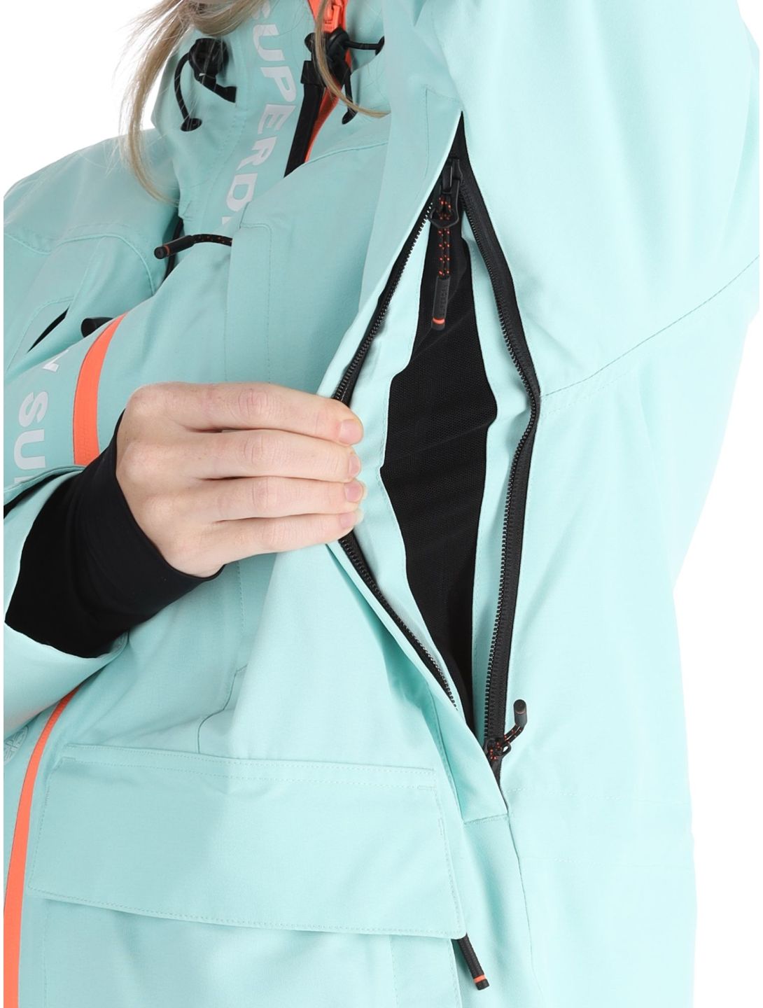 Superdry, Ski Ultimate Rescue giacca sci donna Cali Blue blu 