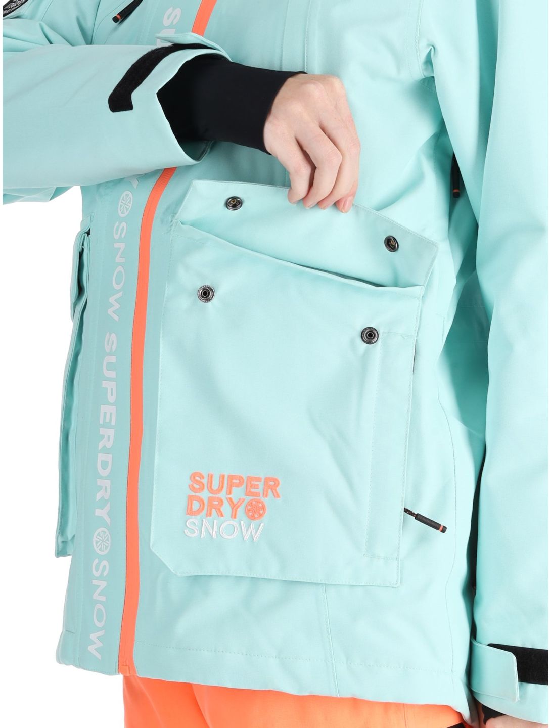 Superdry, Ski Ultimate Rescue giacca sci donna Cali Blue blu 