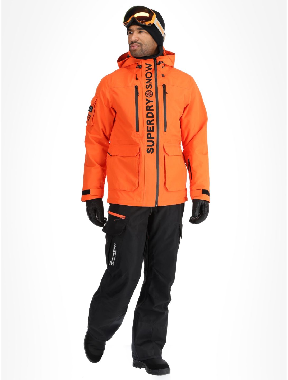 Superdry, Ski Ultimate Rescue giacca sci uomo Flame Orange arancio 