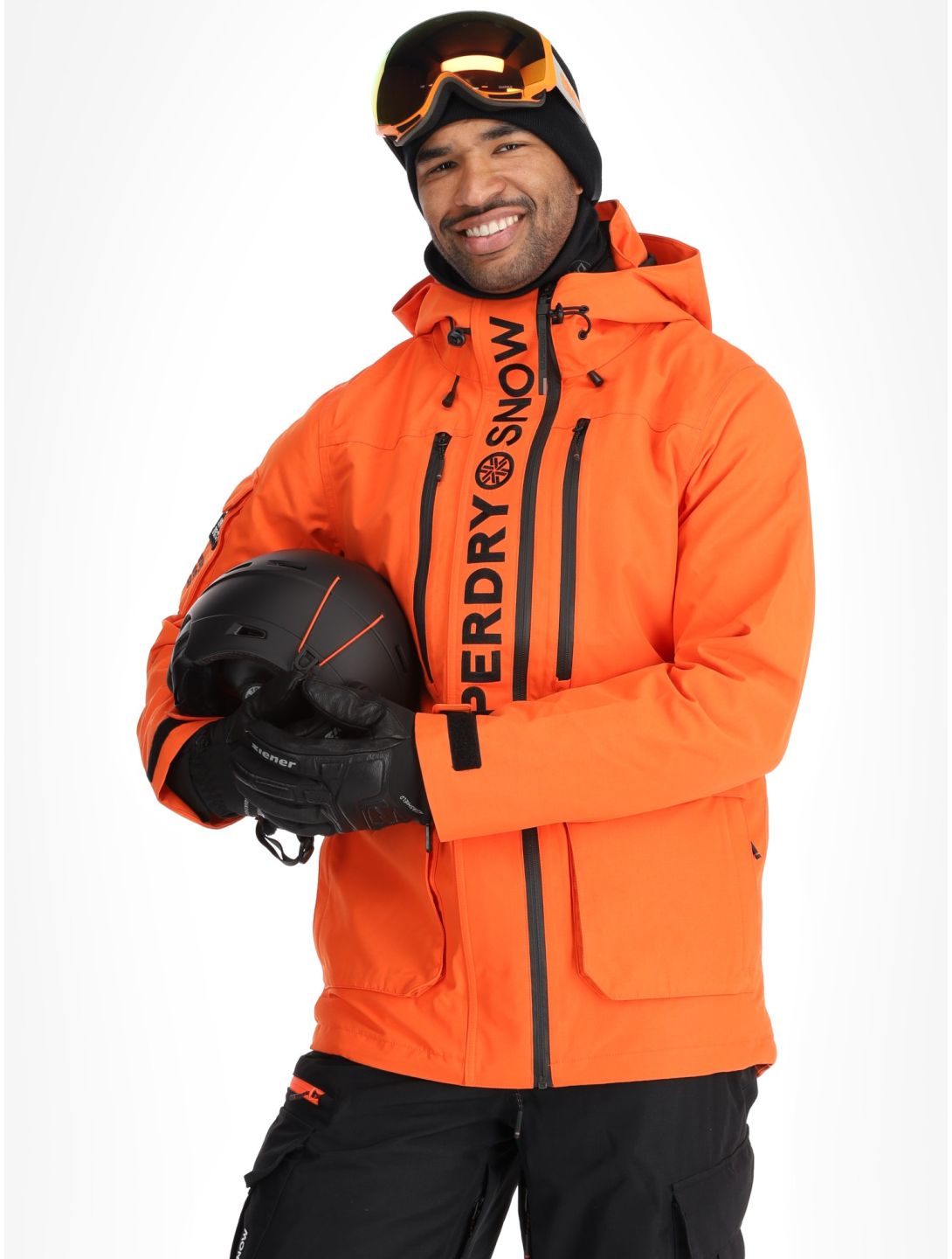 Superdry, Ski Ultimate Rescue giacca sci uomo Flame Orange arancio 