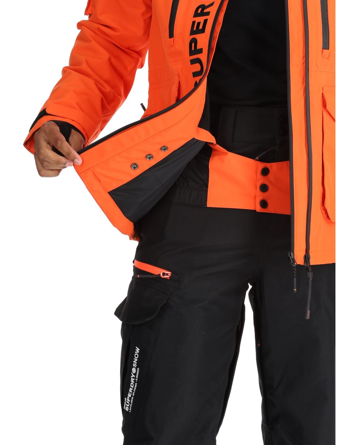 Superdry, Ski Ultimate Rescue giacca sci uomo Flame Orange arancio 