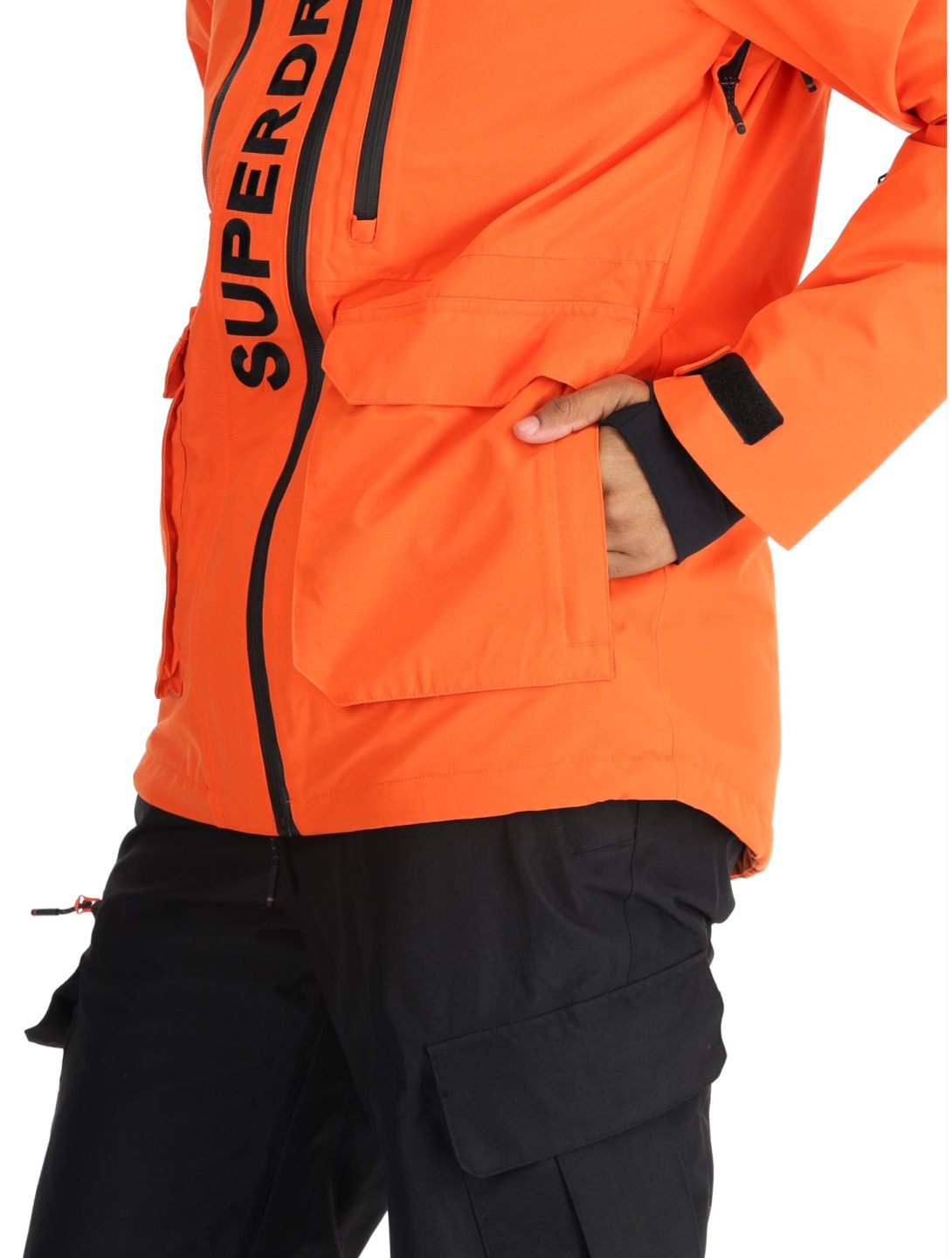 Superdry, Ski Ultimate Rescue giacca sci uomo Flame Orange arancio 