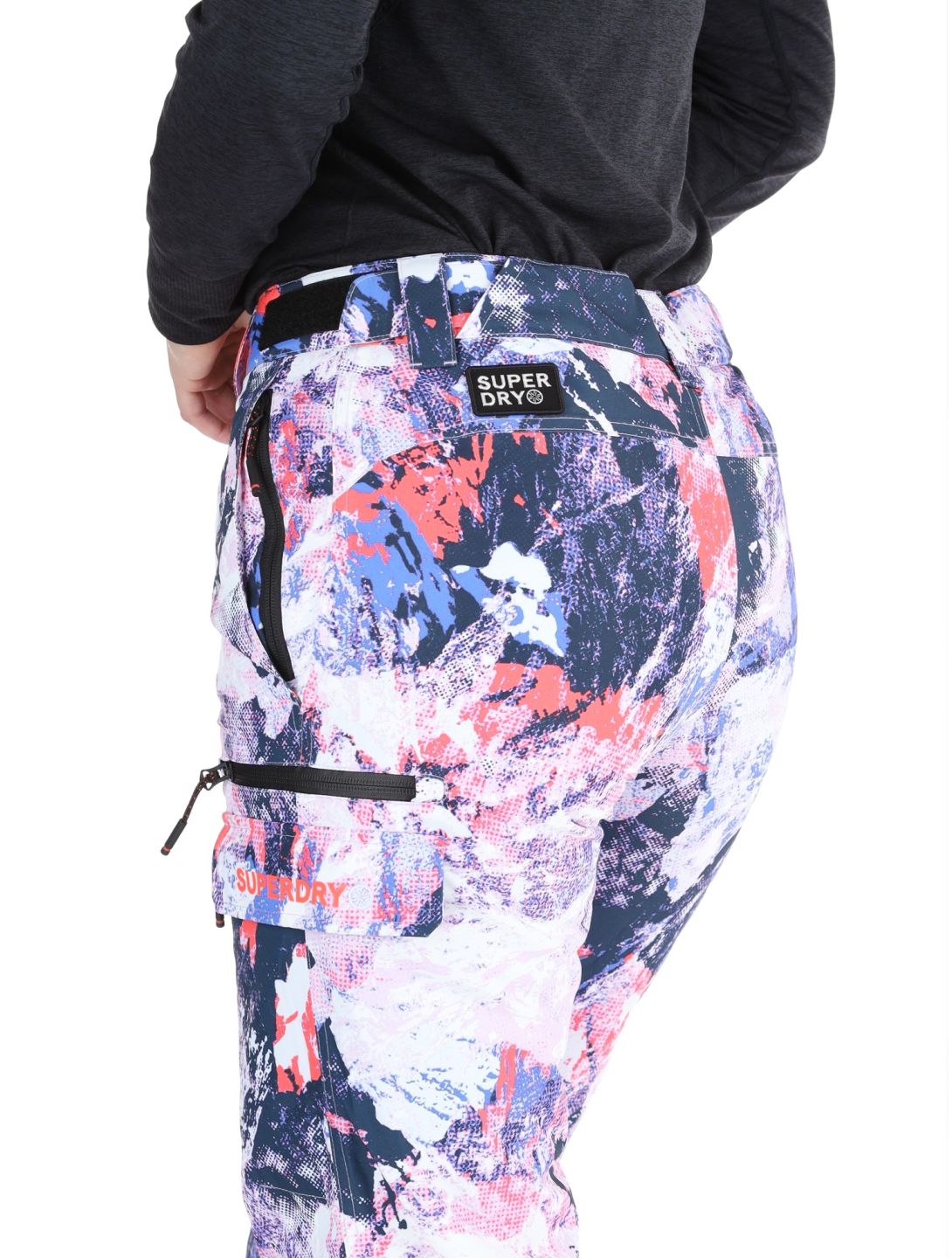 Superdry, Ski Ultimate Rescue pantaloni da sci donna Mountain Mesh Purple multicolorato, viola 