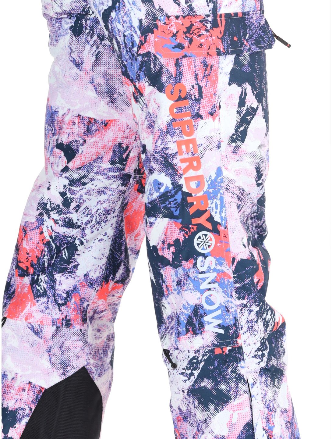 Superdry, Ski Ultimate Rescue pantaloni da sci donna Mountain Mesh Purple multicolorato, viola 