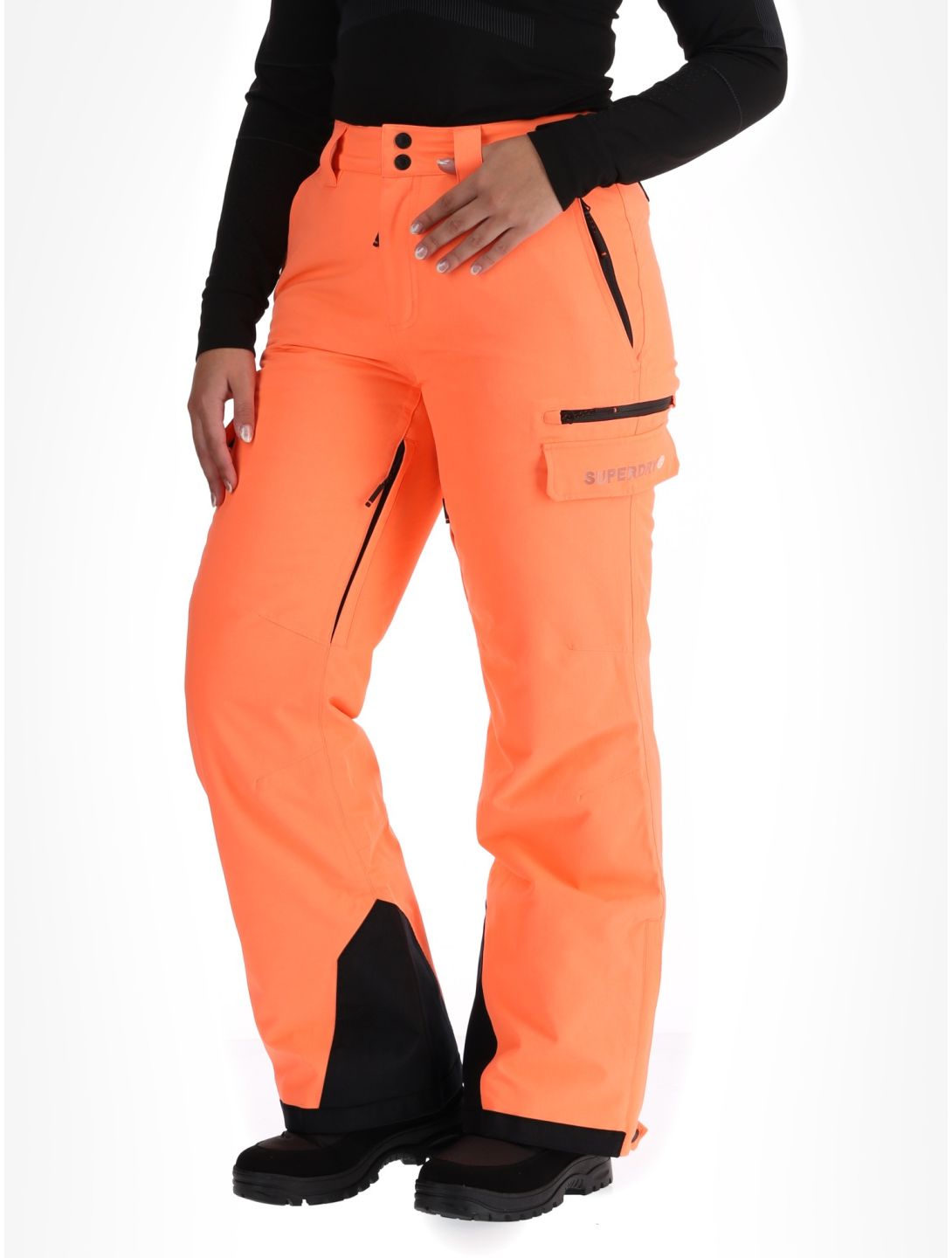 Superdry, Ski Ultimate Rescue pantaloni da sci donna Pastelline Coral rosa 