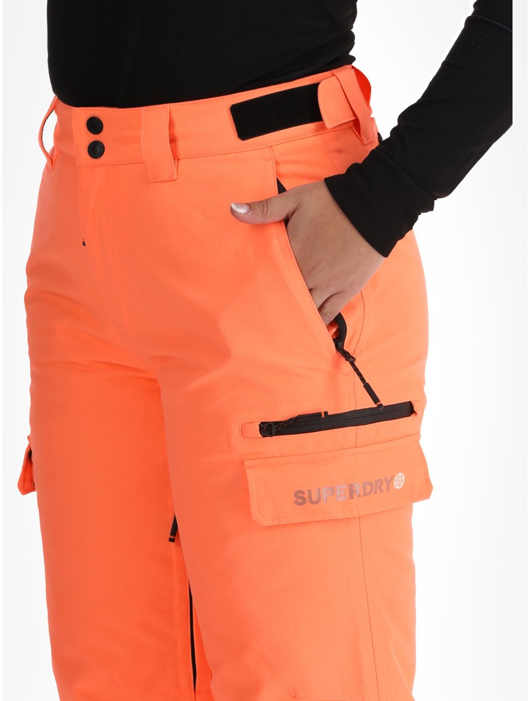 Superdry, Ski Ultimate Rescue pantaloni da sci donna Pastelline Coral rosa 