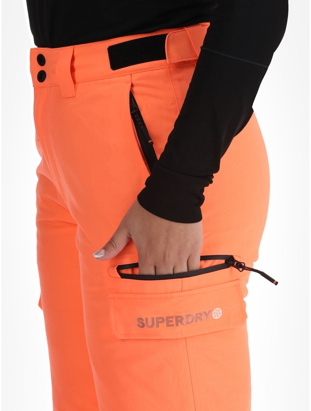 Superdry, Ski Ultimate Rescue pantaloni da sci donna Pastelline Coral rosa 