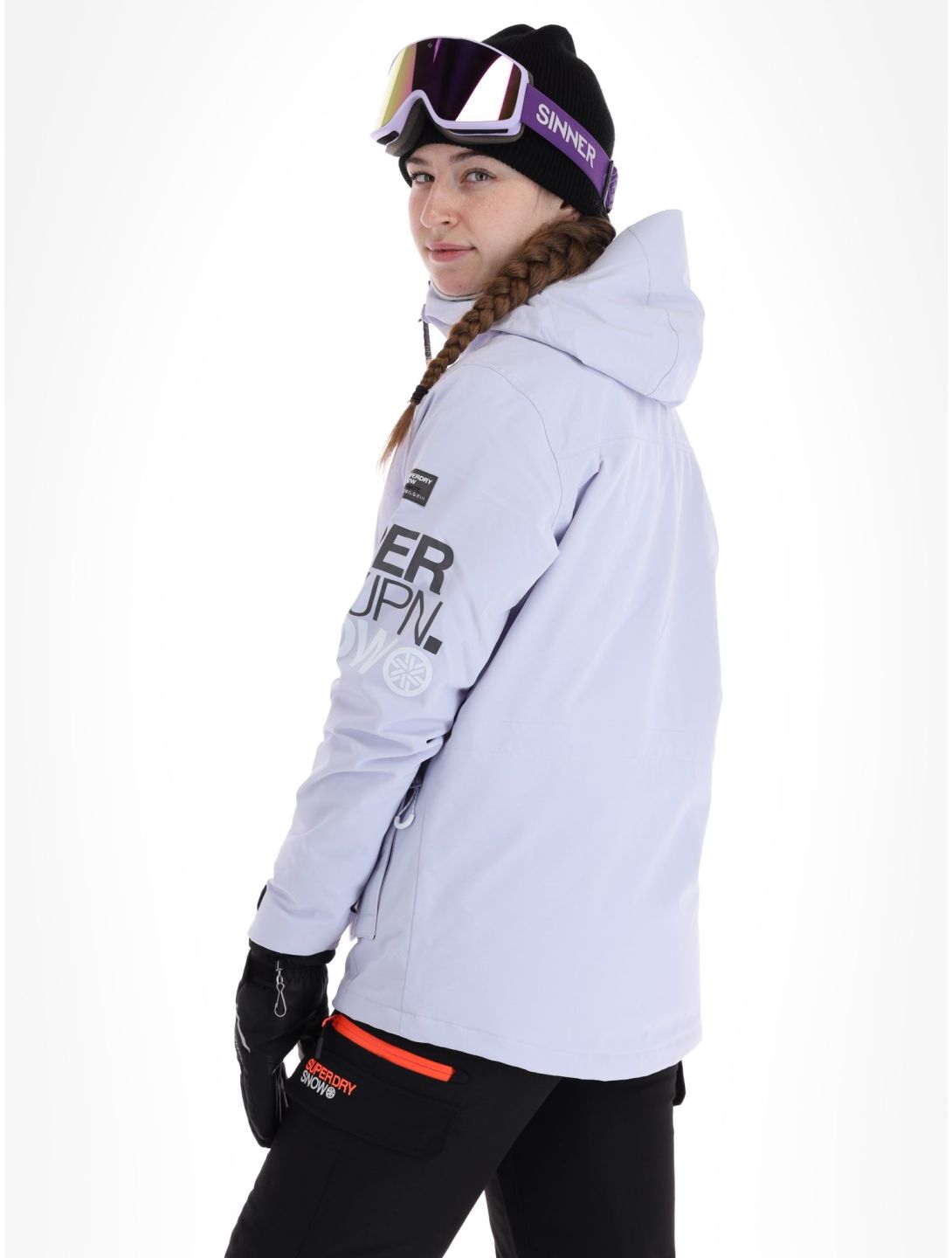 Superdry, Ski Ultimate Rescue giacca sci donna Purple Heather viola 