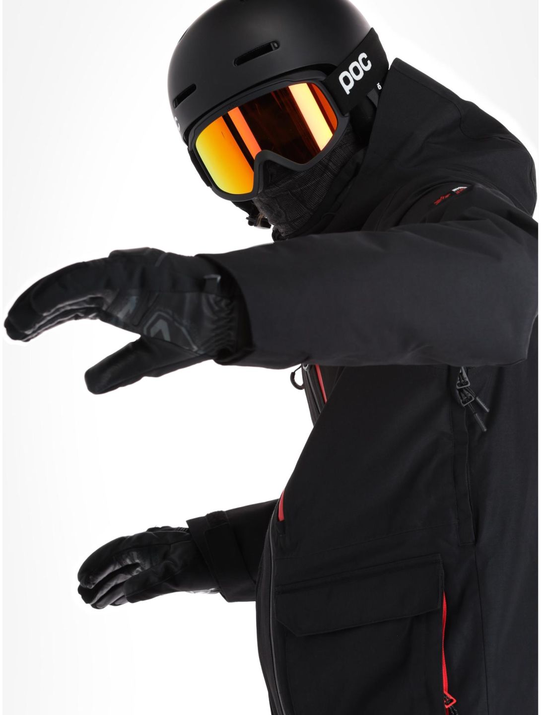 Superdry, Ski Ultimate Rescue giacca sci uomo Black nero 