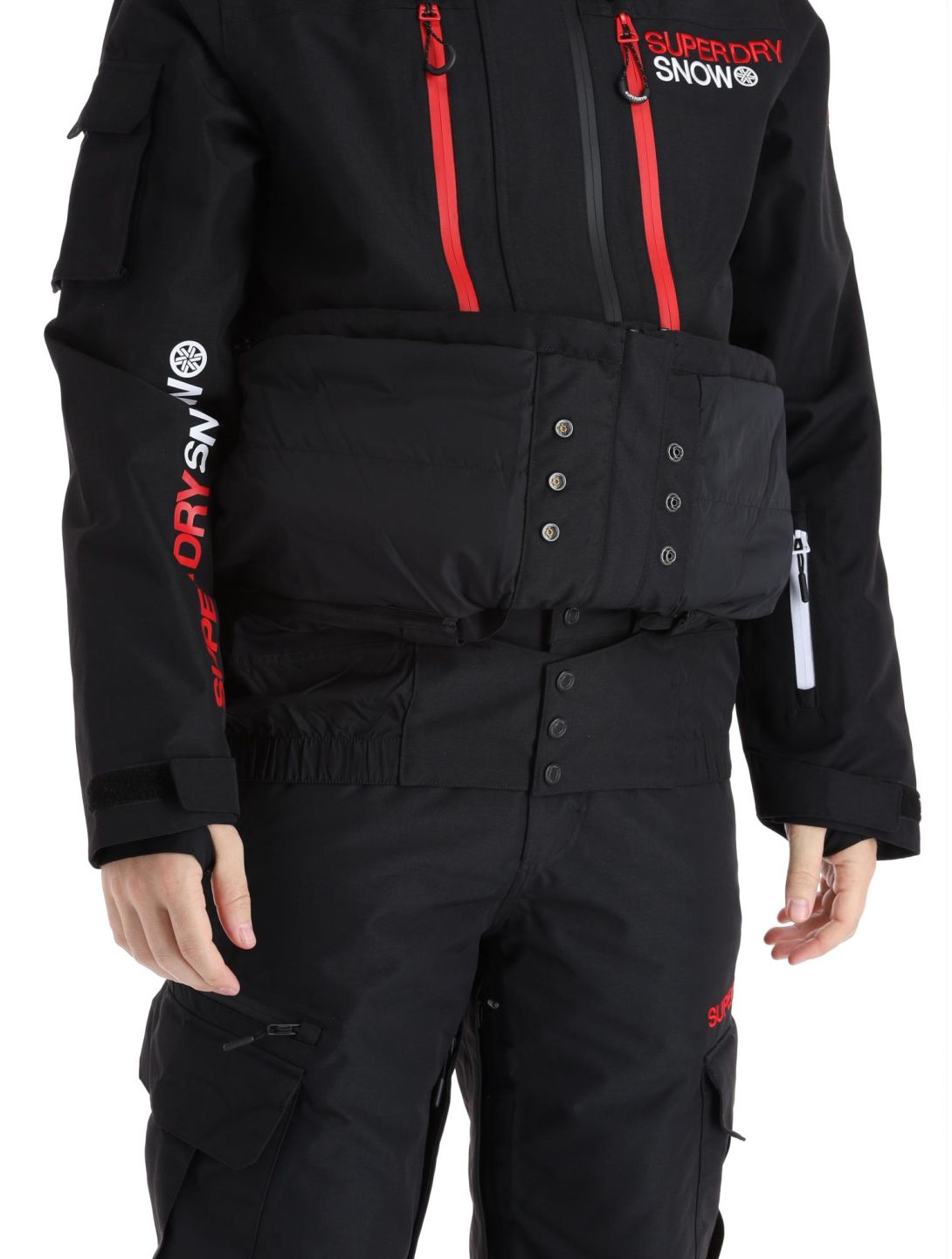 Superdry, Ski Ultimate Rescue giacca sci uomo Black nero 