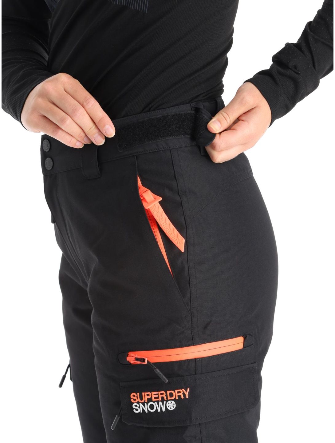 Superdry, Ski Ultimate Rescue pantaloni da sci donna Black nero 