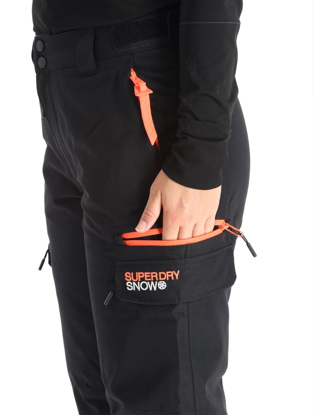 Superdry, Ski Ultimate Rescue pantaloni da sci donna Black nero 