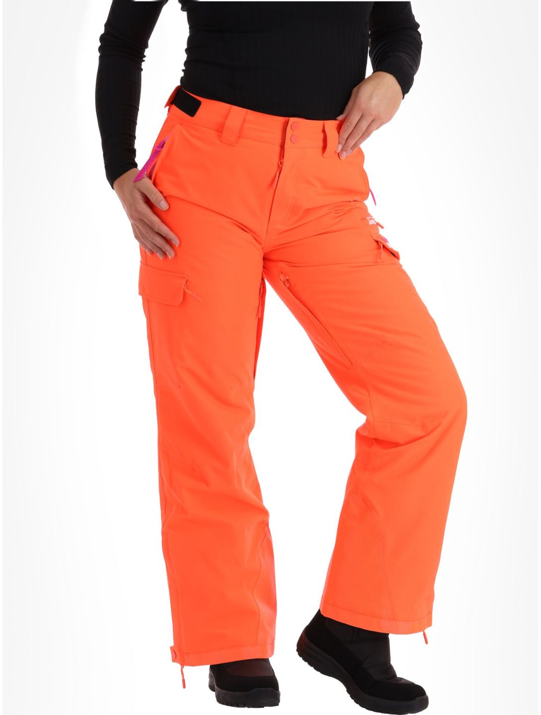 Superdry, Ski Ultimate Rescue pantaloni da sci donna Hyper Fire Coral arancio 