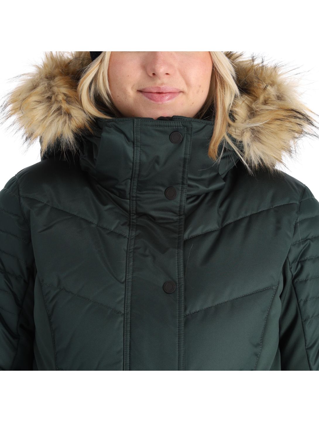 Superdry, Snow Luxe Puffer giacca sci donna eagle verde 