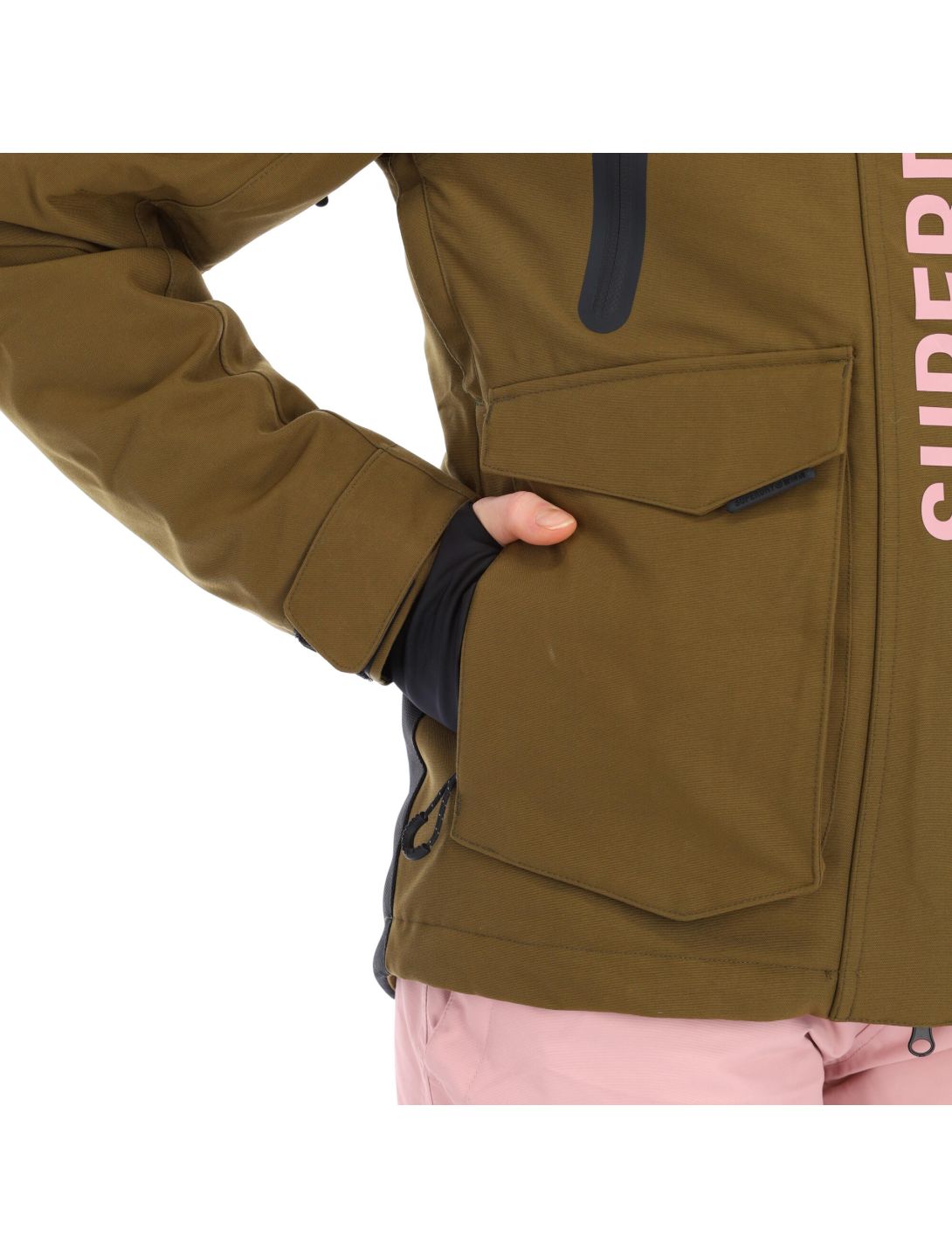 Superdry, Ultimate Rescue Jacket giacca sci donna dusty olive verde