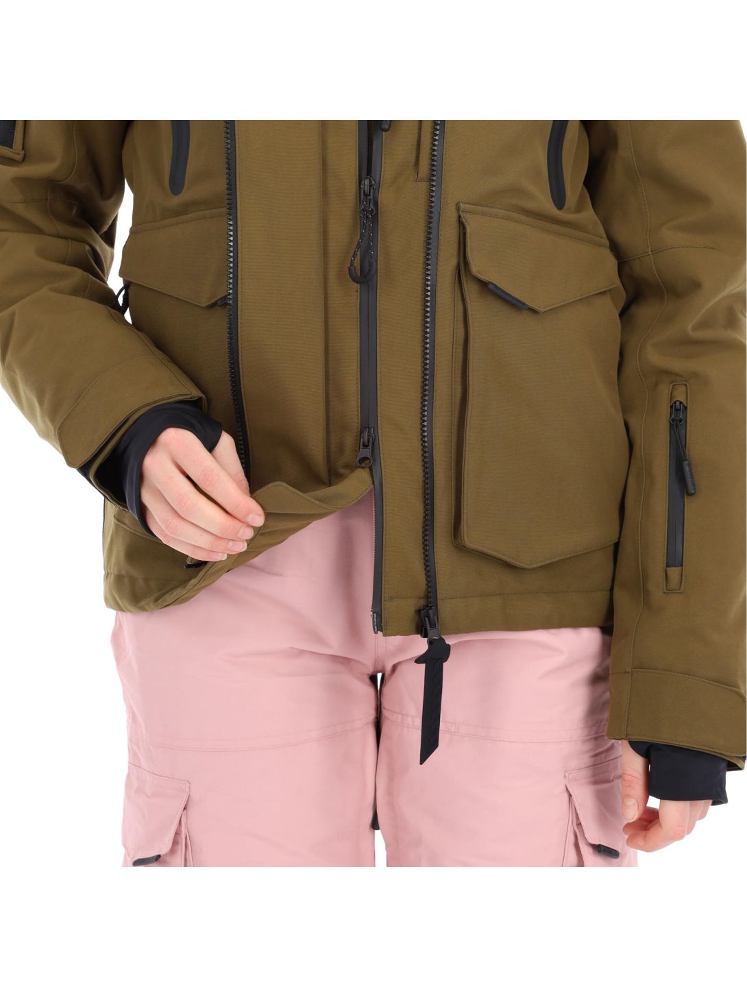 Superdry, Ultimate Rescue Jacket giacca sci donna dusty olive verde