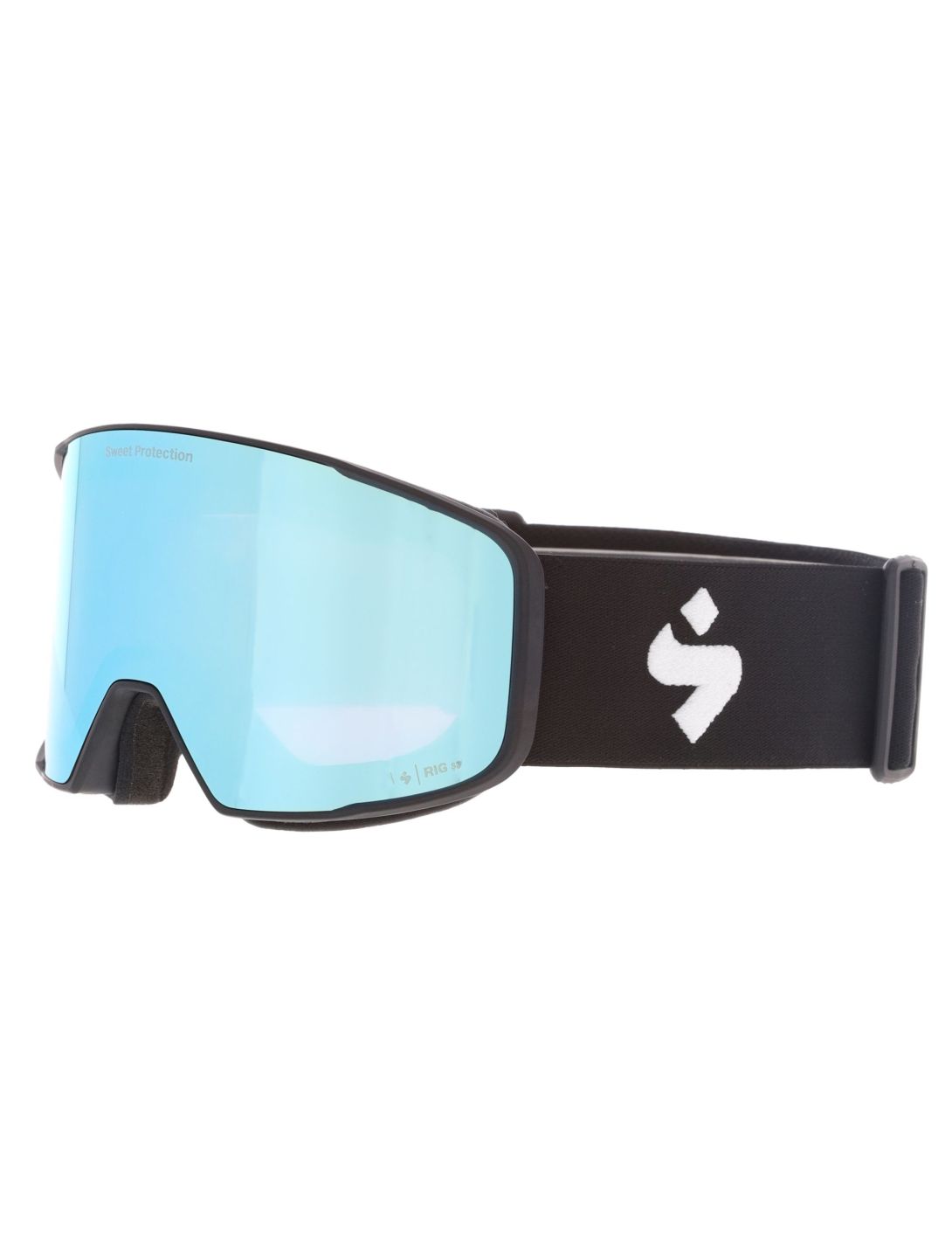 Sweet Protection, Boondock RIG Reflect mascherina da sci unisex Aquamarine / Matte Black / Black blu, nero 