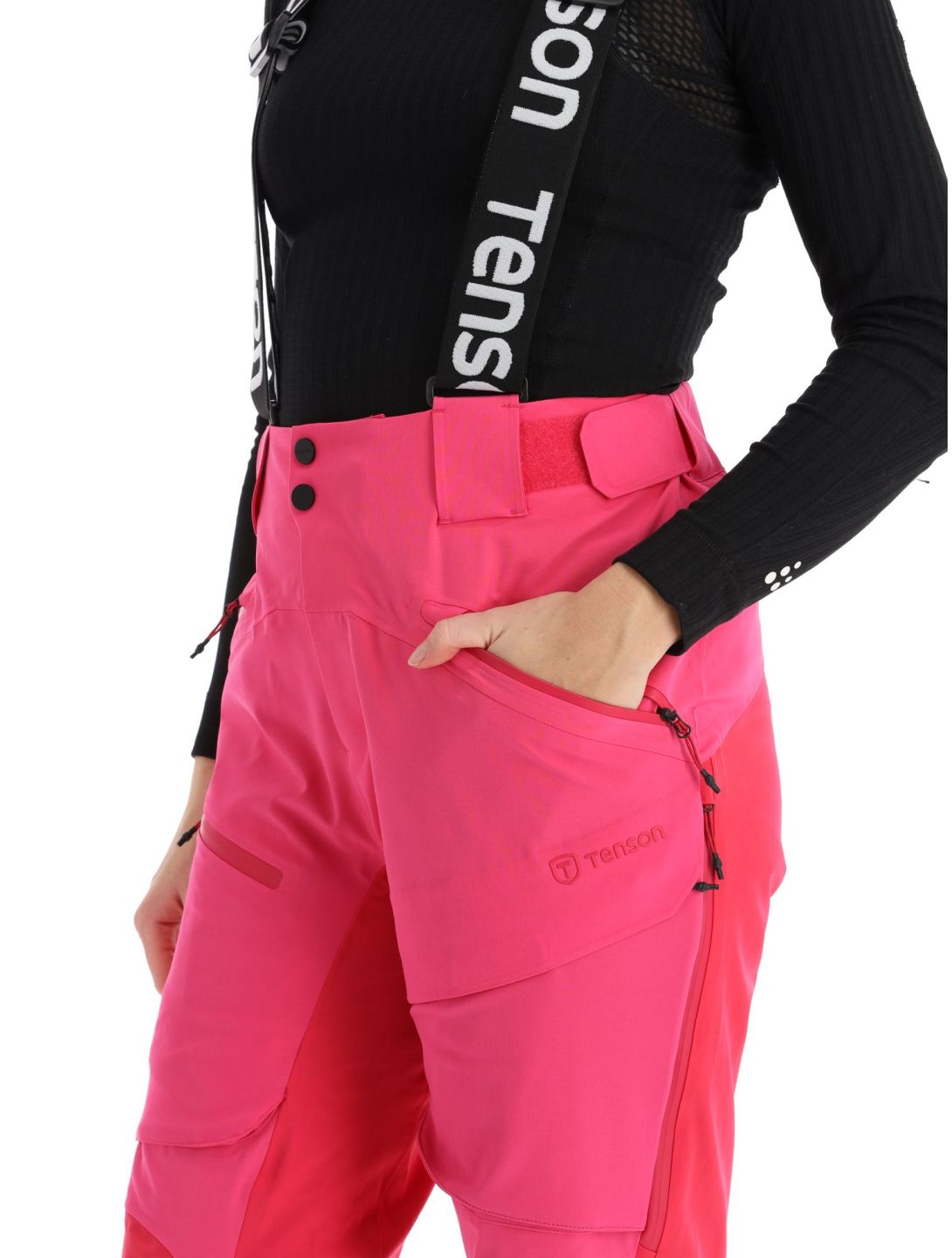 Tenson, Aerismo pantaloni da sci donna Cerise rosa 