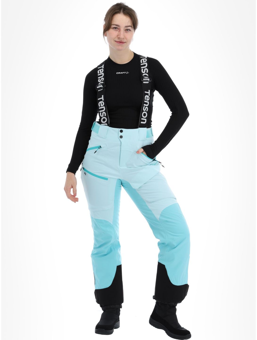 Tenson, Aerismo pantaloni da sci donna Light Turqoise Turquoise 