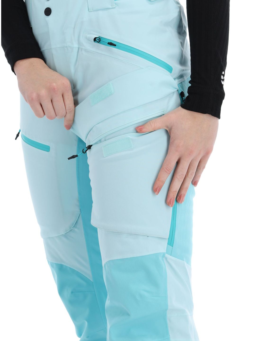 Tenson, Aerismo pantaloni da sci donna Light Turqoise Turquoise 