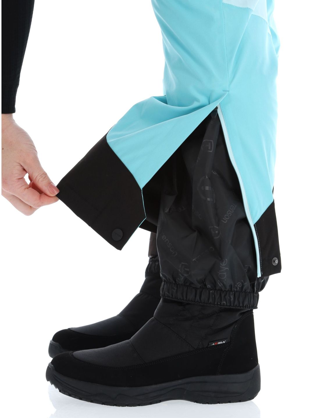 Tenson, Aerismo pantaloni da sci donna Light Turqoise Turquoise 