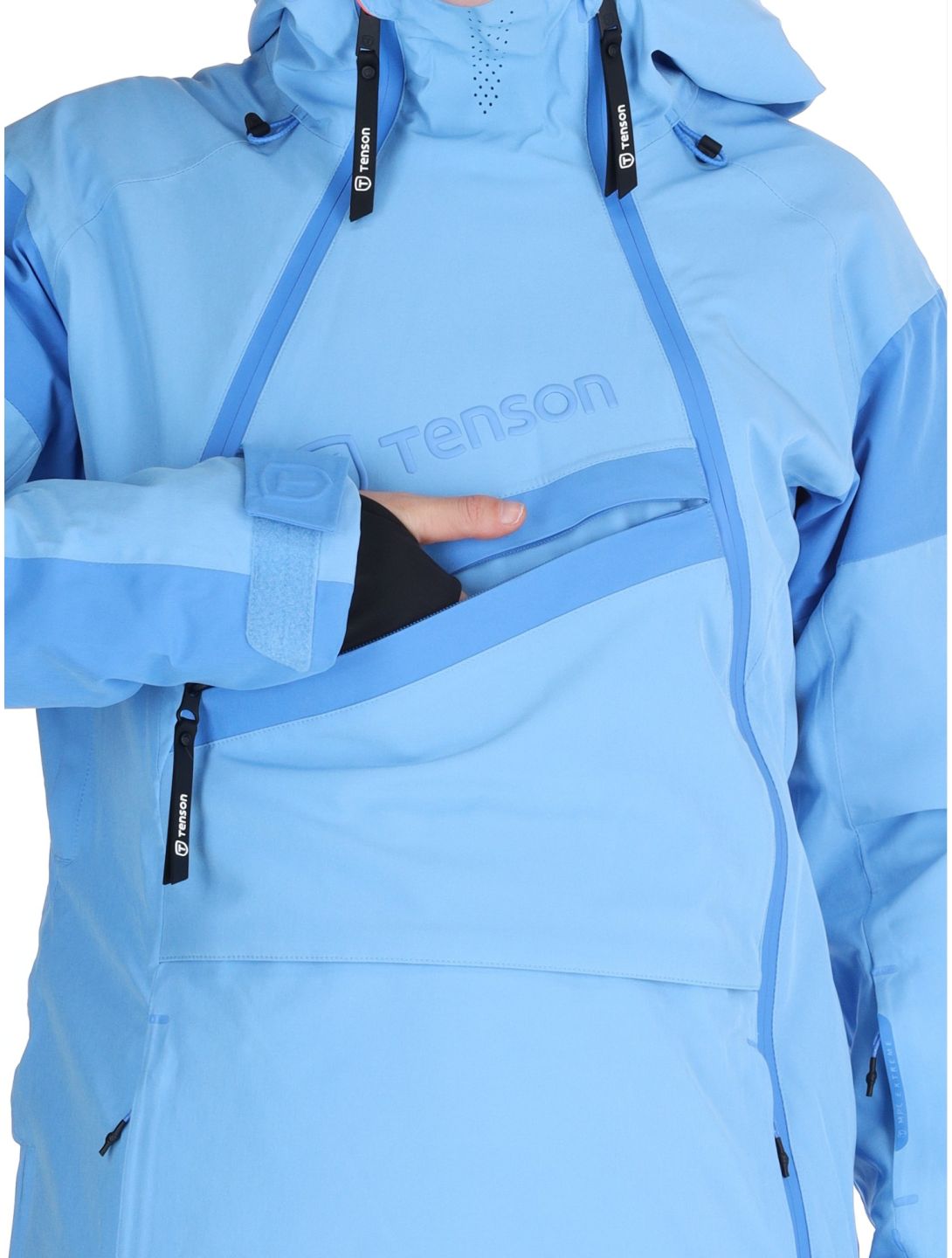 Tenson, Aerismo JackoRak giacca sci donna Light Blue blu 