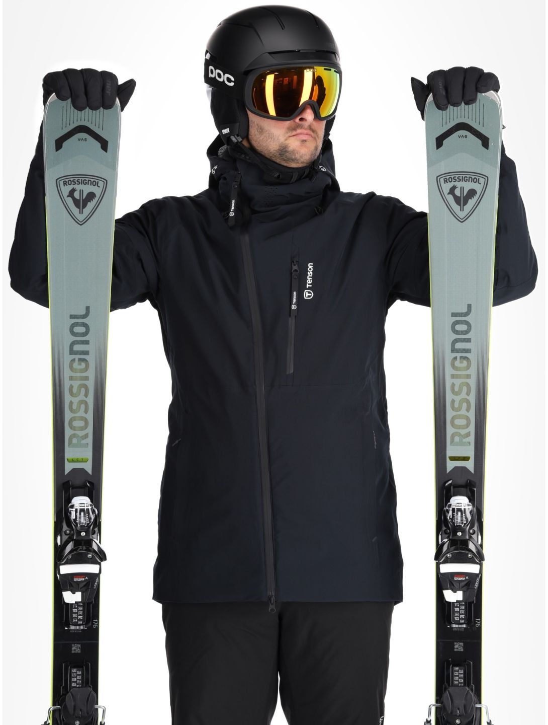 Tenson, Aerismo Ski giacca sci uomo Black nero 