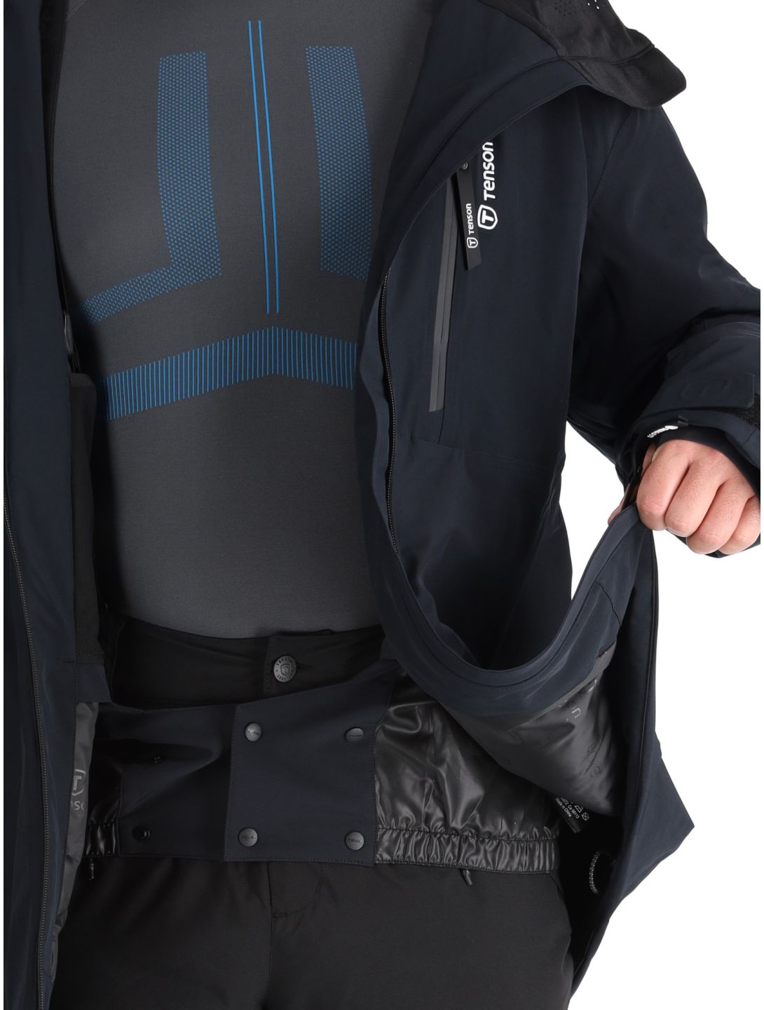 Tenson, Aerismo Ski giacca sci uomo Black nero 