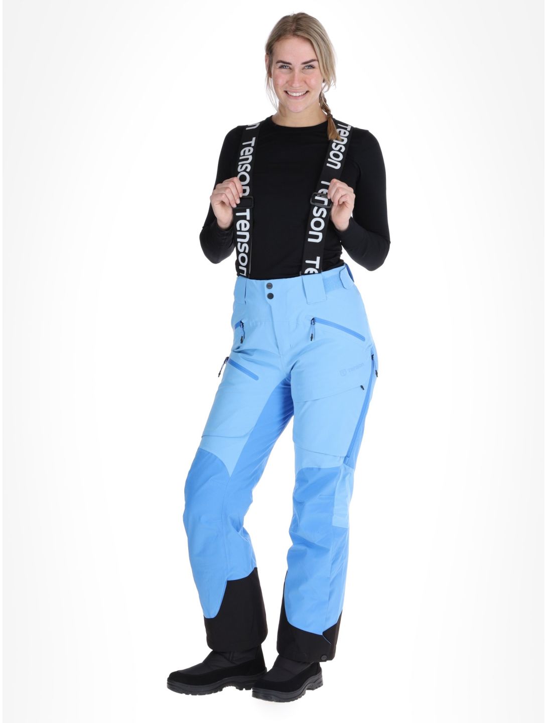 Tenson, Aerismo Ski pantaloni da sci donna Light Blue blu 