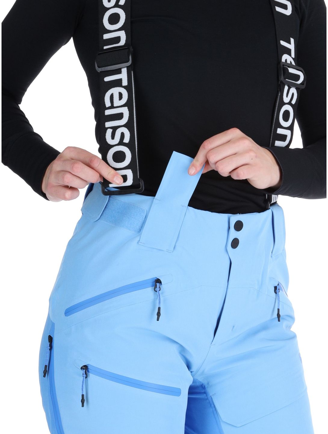 Tenson, Aerismo Ski pantaloni da sci donna Light Blue blu 