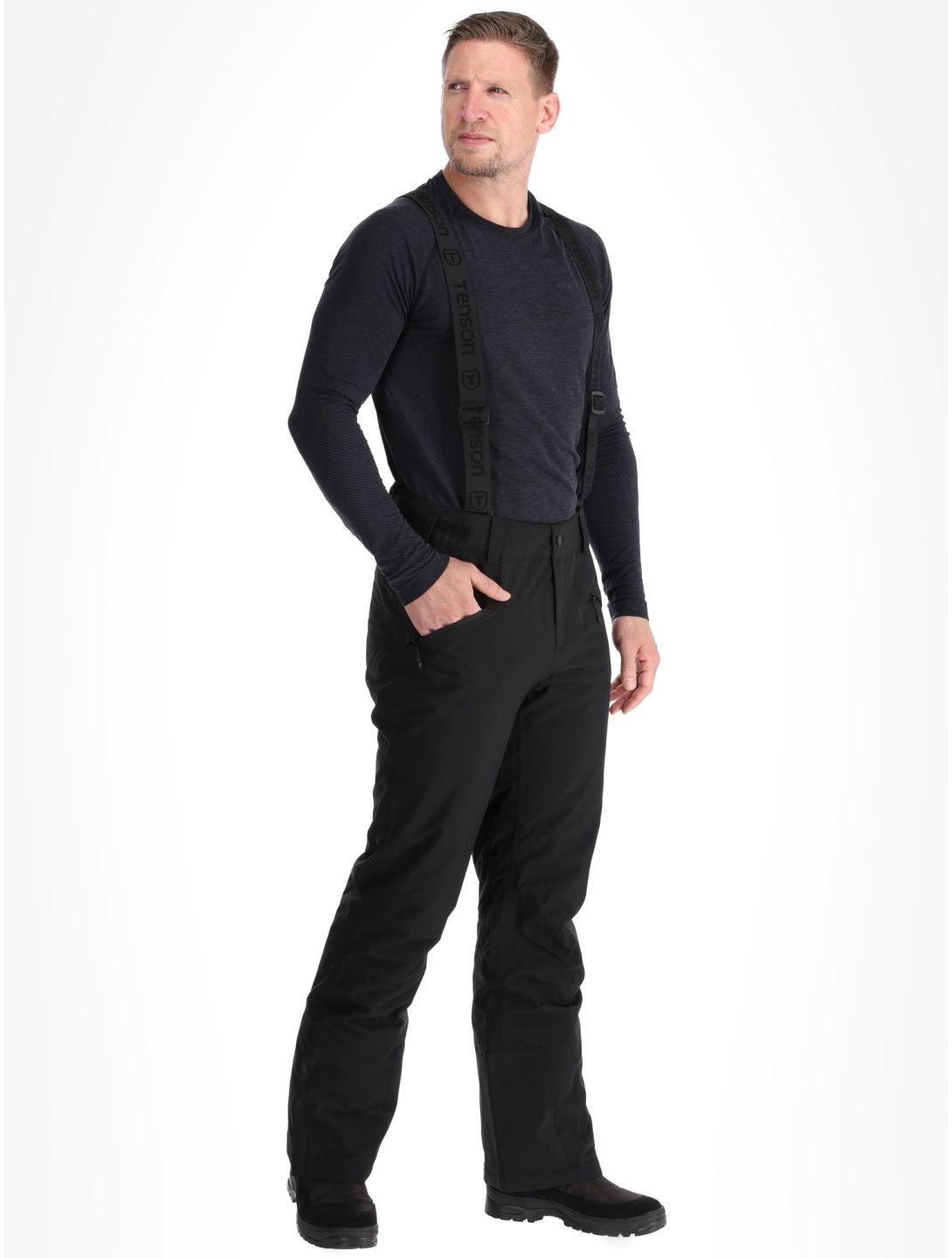 Tenson, Brendon Ski pantaloni da sci uomo Black nero 