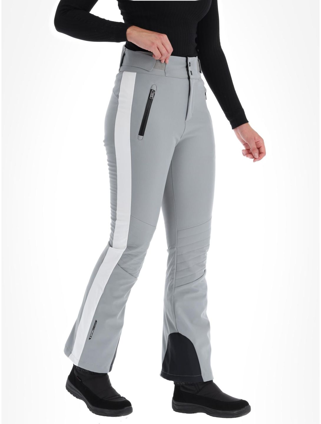 Tenson, Grace pantaloni da sci softshell donna Grey grigio 