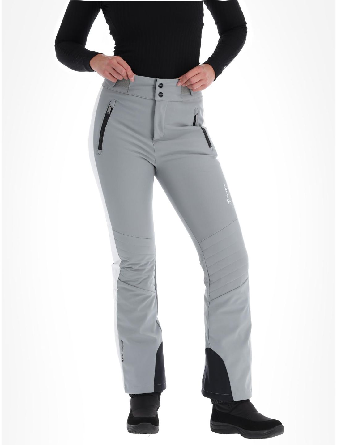 Tenson, Grace pantaloni da sci softshell donna Grey grigio 