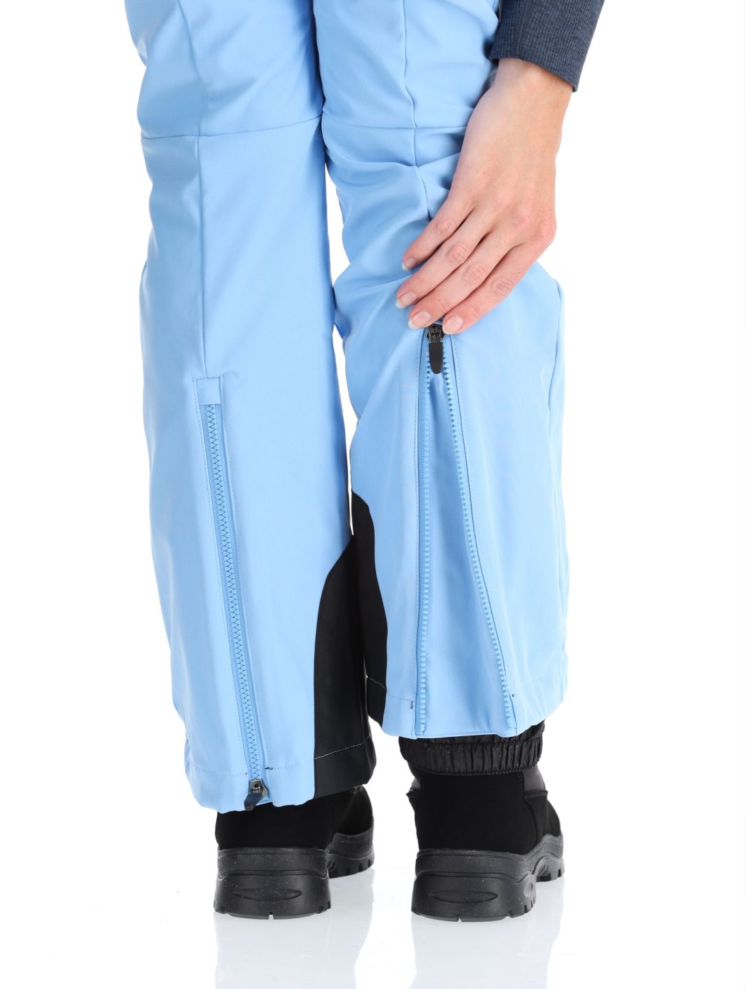 Tenson, Grace pantaloni da sci softshell donna Light Blue blu 