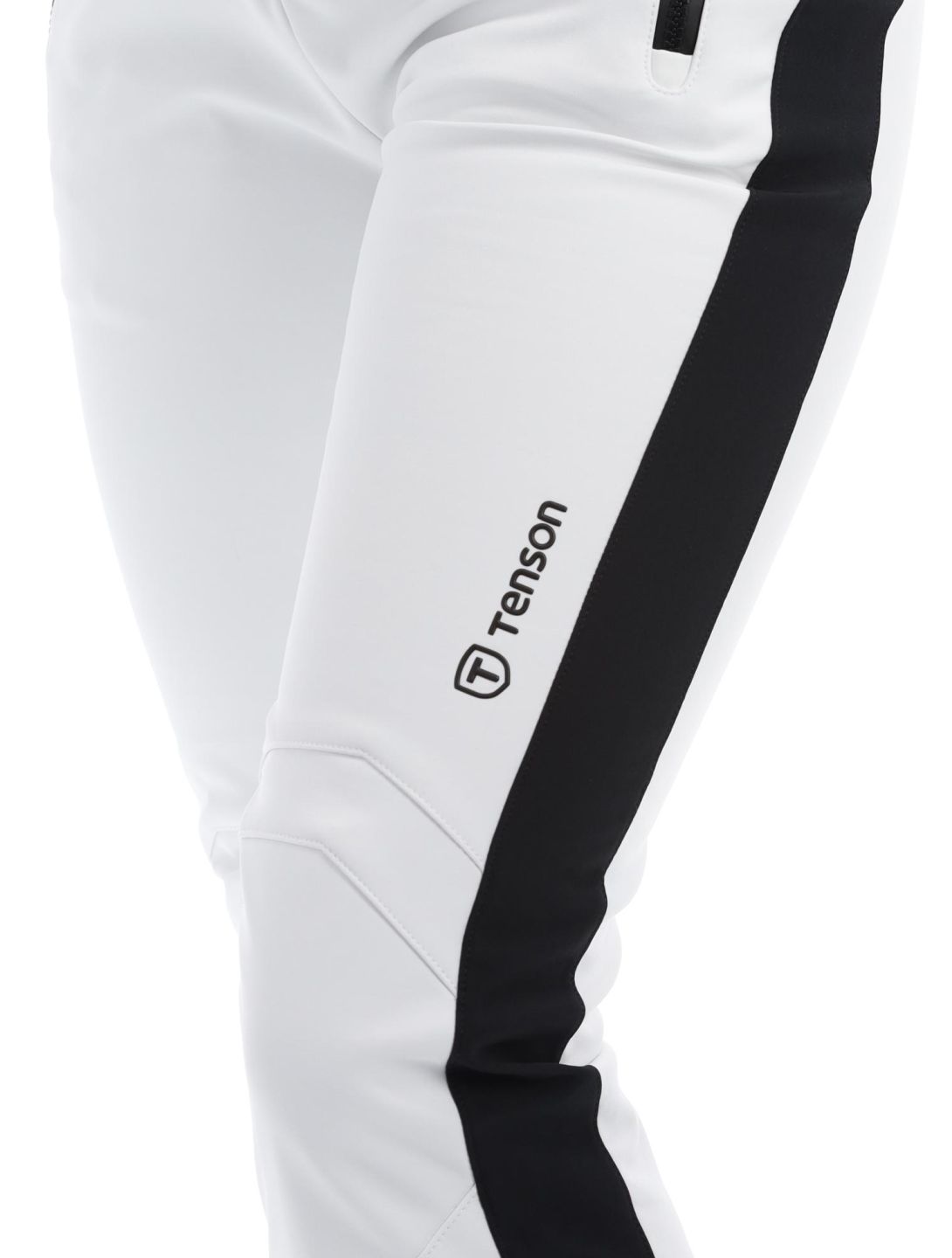 Tenson, Grace Bib pantaloni da sci softshell donna Bright White bianco 