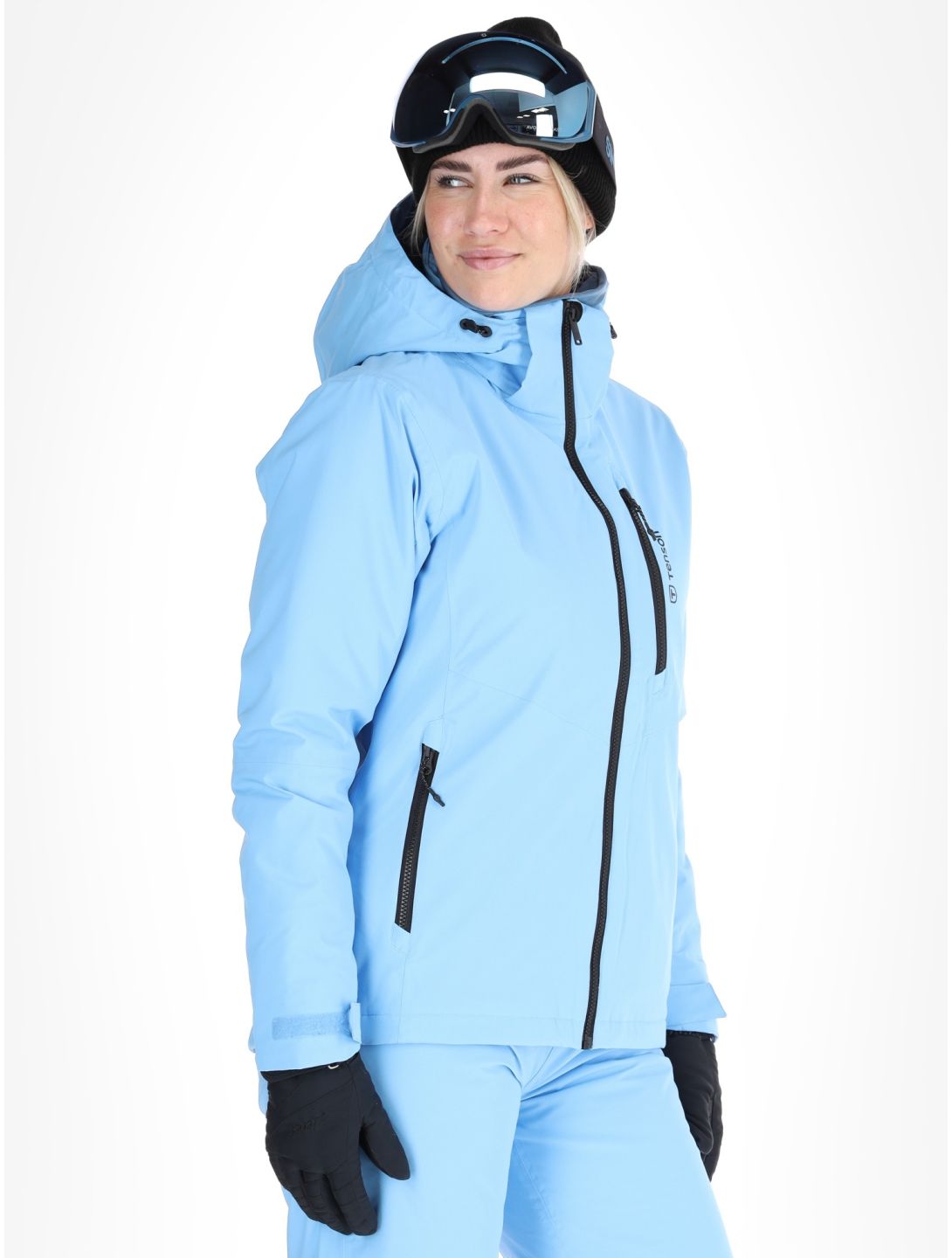 Tenson, Moa Ski giacca sci donna Light Blue blu 